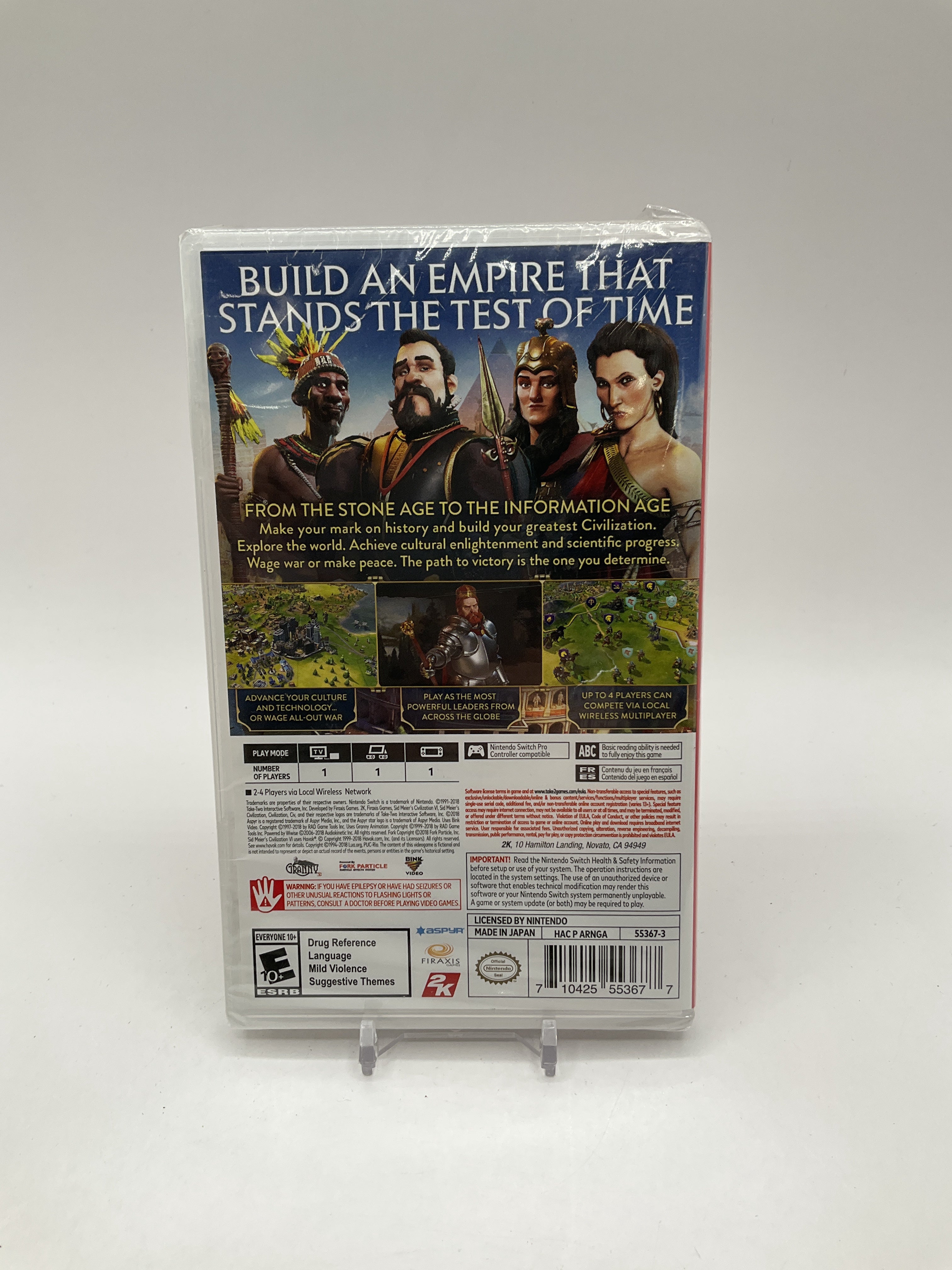 Sid Meier's Civilization VI Nintendo Switch Sealed、Collector Store LLC - VG、kayou