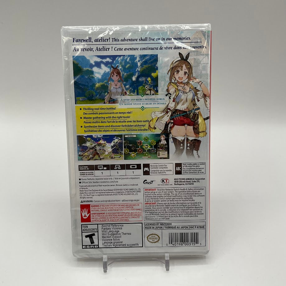Atelier Ryza: Ever Darkness and the Secret Hideout Nintendo Switch Sealed、Collector Store LLC - VG、kayou