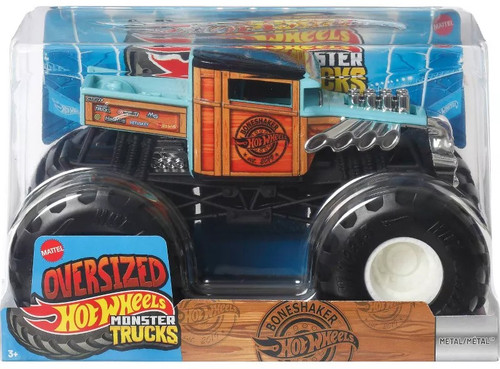 Hot Wheels Monster Trucks Oversized Taxi Bone Shaker Diecast Car、ToyWiz、kayou