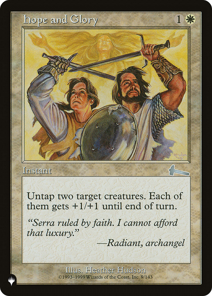 Hope and Glory (LIST-9/143) - The List、Wizards of the Coast、kayou