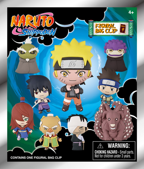 3D Figural Keyring Naruto Shippuden Series 9 Mystery Pack 1 RANDOM Figure (Pre-Order ships March)、ToyWiz、kayou