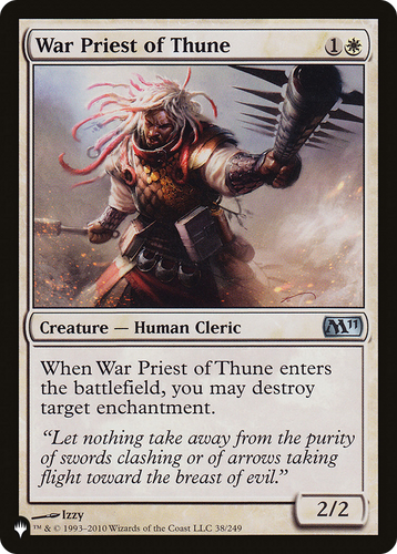 War Priest of Thune (LIST-38/249) - The List、Wizards of the Coast、kayou