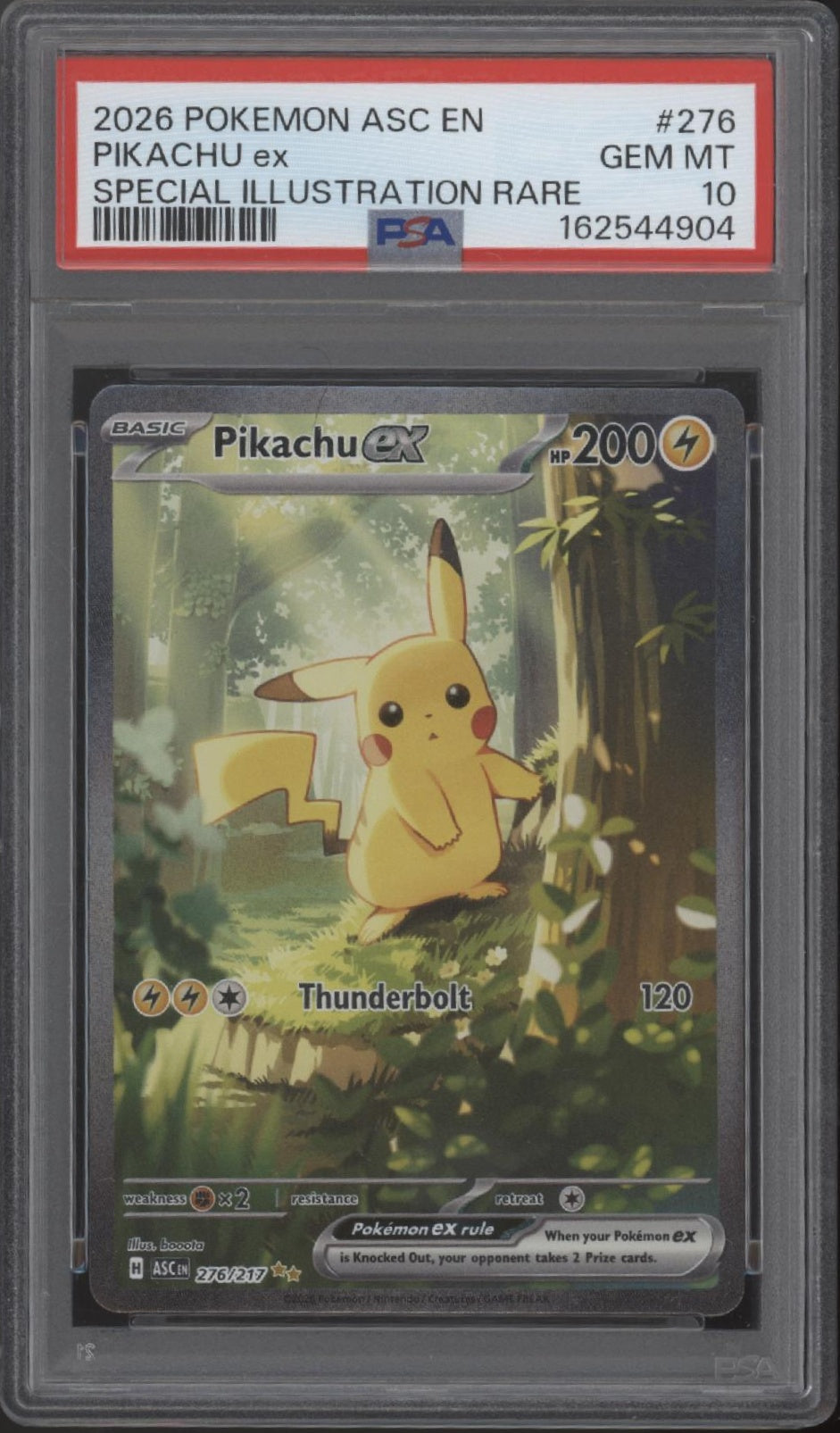 Pikachu ex Pokemon Ascended Heroes Special Illustration Rare #276 PSA 10、Collector Store LLC Gaming、kayou