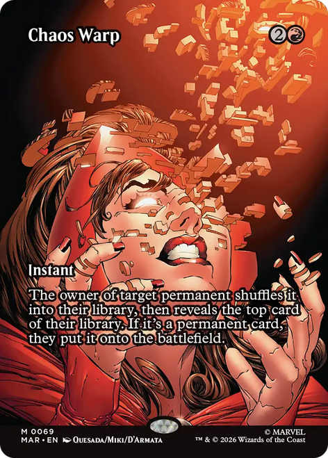 Chaos Warp (Borderless Source Material) | Marvel Universe、Magic: The Gathering、kayou