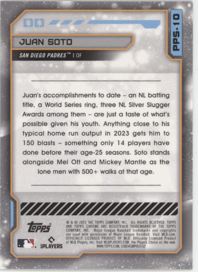 Juan Soto 2023 Topps Chrome Cosmic Planetary Pursuit The Sun #PPS-10 #2、Collector Store LLC、kayou