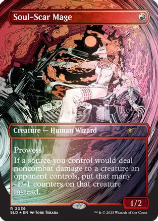 Soul-Scar Mage (2039) (Rainbow Foil) (SLD-2039) - Secret Lair Drop Series Foil、Wizards of the Coast、kayou
