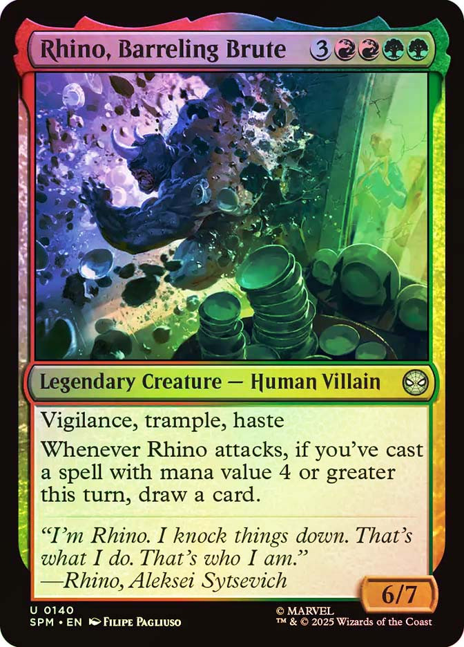 Rhino, Barreling Brute (SPM-140)、Magic: The Gathering、kayou