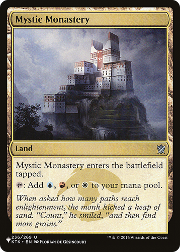 Mystic Monastery (LIST-236/269) - The List、Wizards of the Coast、kayou