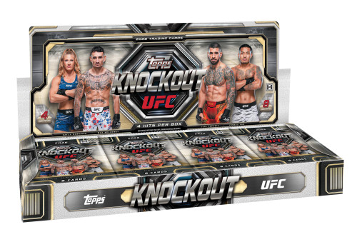 UFC Topps 2026 Knockout Trading Card HOBBY Box 4 Packs, 3 Autographs、ToyWiz、kayou