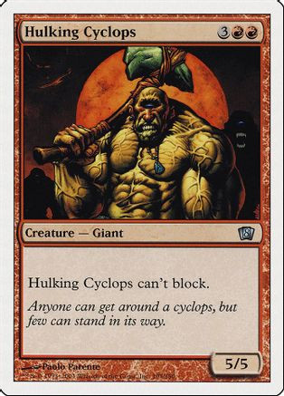 Hulking Cyclops (8ED-195) - 8th Edition Foil、Wizards of the Coast、kayou