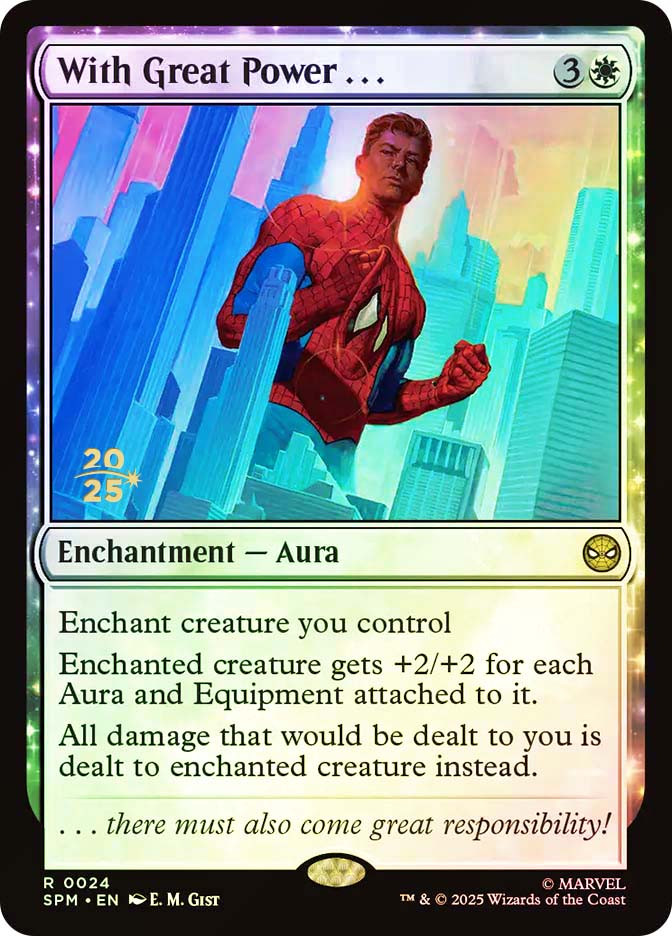 With Great Power . . . (RM-PRE_SPM_024-ENF)、Magic: The Gathering、kayou