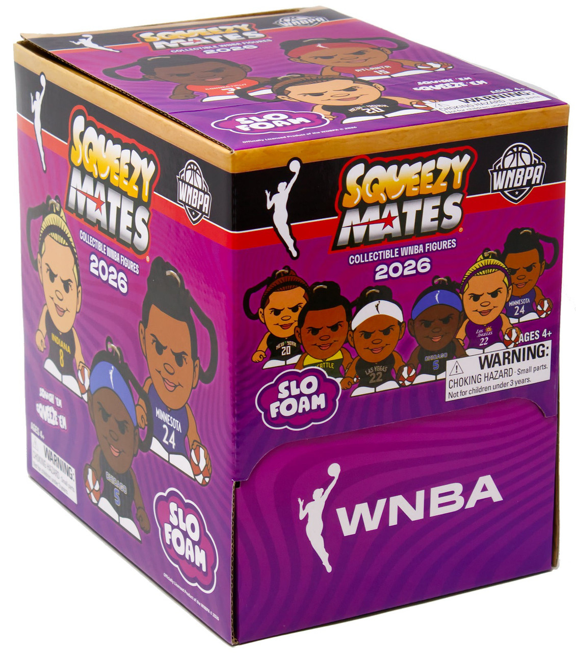 WNBA SqueezyMates 2026 Women's Basketball Mystery Box 24 Packs、ToyWiz、kayou