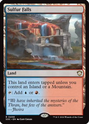 Sulfur Falls (SOC-408) - Commander: Secrets of Strixhaven、Wizards of the Coast、kayou