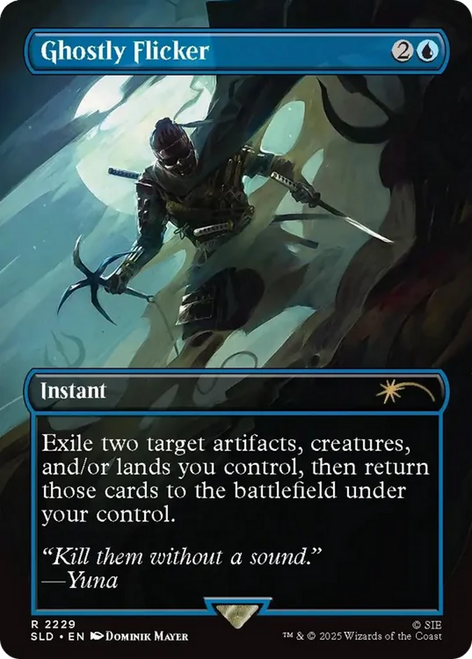 Ghostly Flicker (Secret Lair - Ghost of Tsushima) | Secret Lair Drops、Magic: The Gathering、kayou