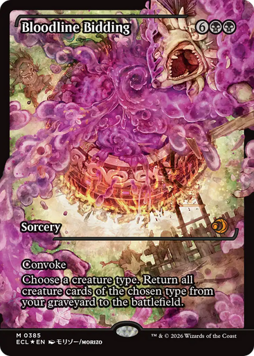 Bloodline Bidding (Japan Showcase Foil) | Lorwyn Eclipsed、Magic: The Gathering、kayou