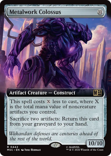 Metalwork Colossus (Extended Art) | Marvel Super Heroes Commander、Magic: The Gathering、kayou