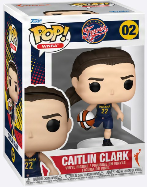 Funko Indiana Fever POP! WNBA Caitlin Clark Vinyl Figure #02 Damaged Package、ToyWiz、kayou