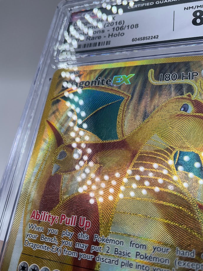 Dragonite ex Pokemon Evolutions Ultra Rare Holo #106 CGC 8、Collector Store LLC Gaming、kayou
