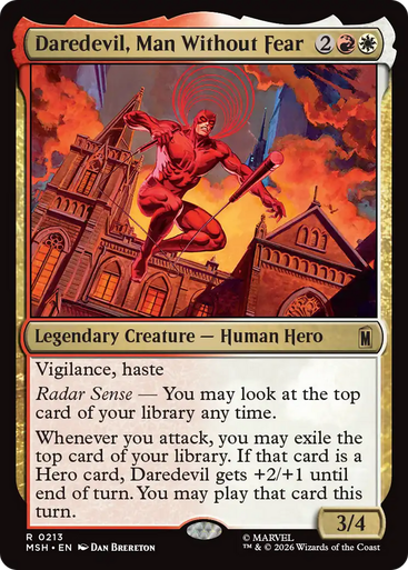 Daredevil, Man Without Fear (Foil) | Marvel Super Heroes、Magic: The Gathering、kayou
