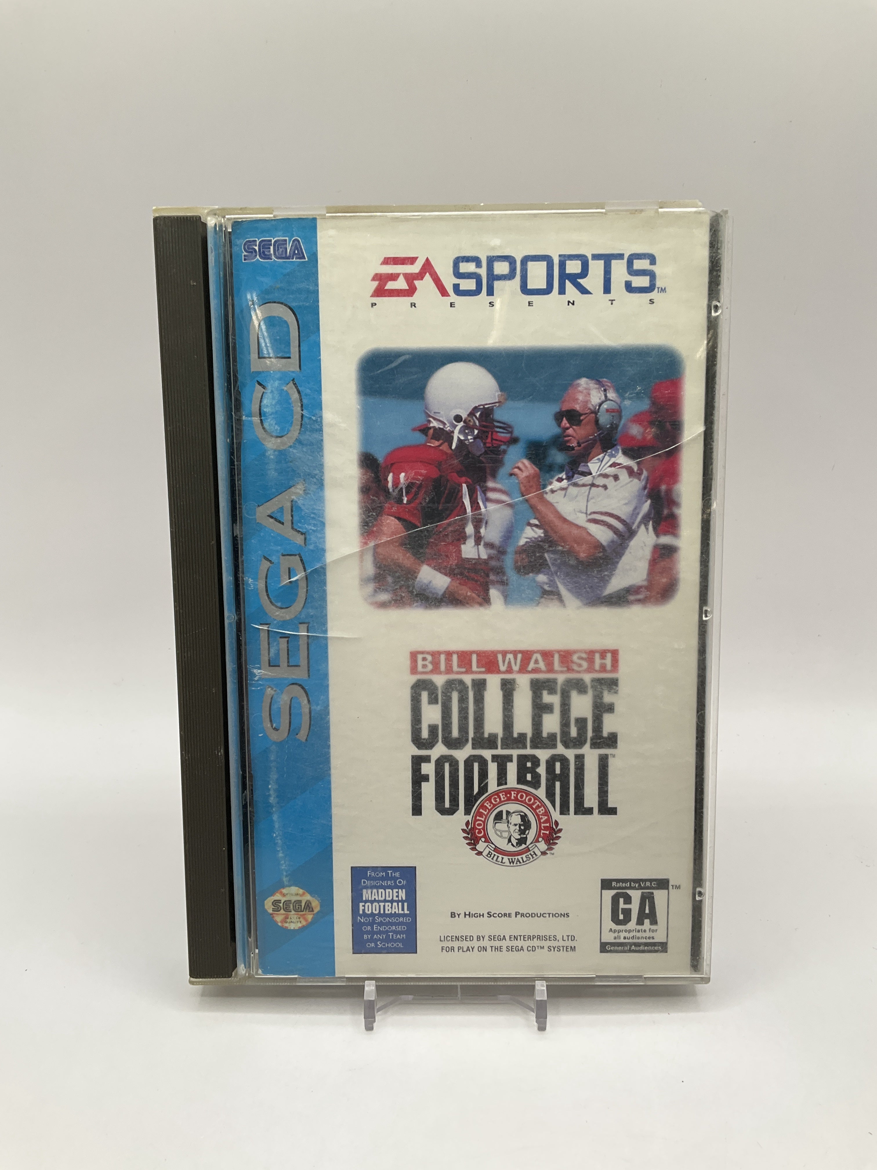 Bill Walsh College Football Sega CD Used、Collector Store LLC - VG、kayou