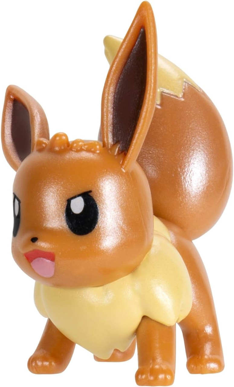 Pokemon Select Eevee 1.5-Inch Evolution Figure Special Finish, Loose、ToyWiz、kayou