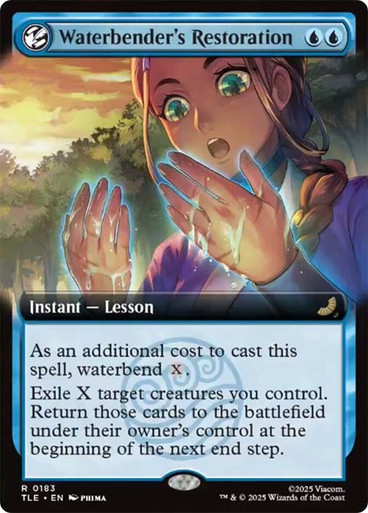 Waterbender's Restoration (TLE2-183)、Magic: The Gathering、kayou