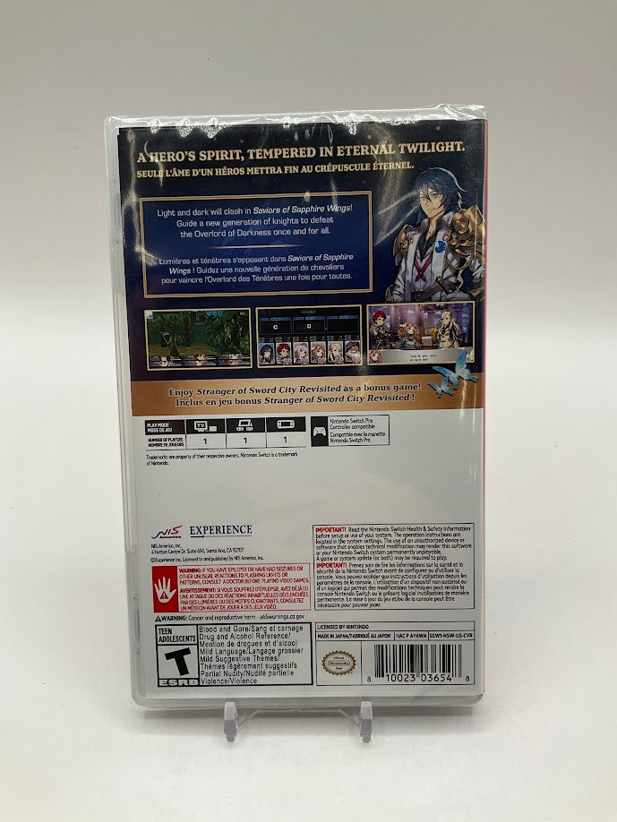 Saviors of Sapphire Wing & Stranger of Sword City Revisit Nintendo Switch Sealed、Collector Store LLC - VG、kayou