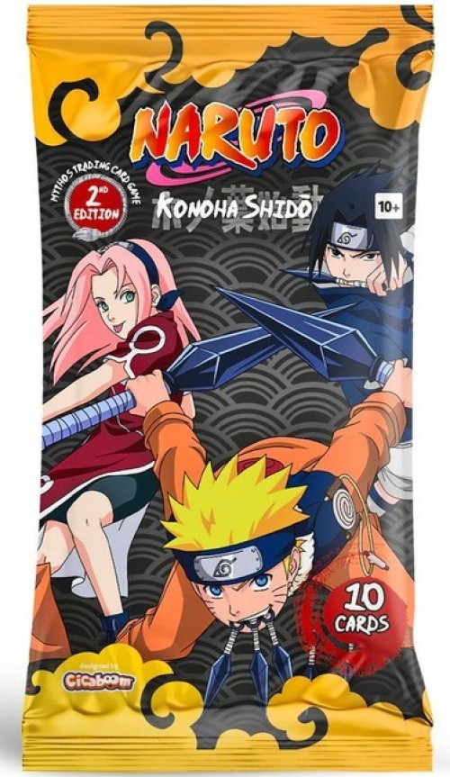 Naruto Mythos Set 1 Konoha Shido Booster Pack 2nd Edition, 10 Cards (Pre-Order ships October)、ToyWiz、kayou