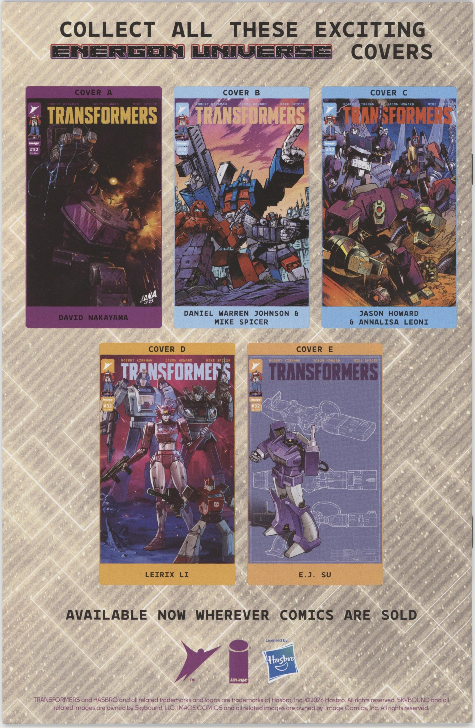 Transformers #32 Cover D 1 in 25 Leirix Li Variant、Image Comics、kayou