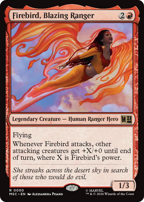 Firebird, Blazing Ranger (Surge Foil) | Marvel Super Heroes Commander、Magic: The Gathering、kayou
