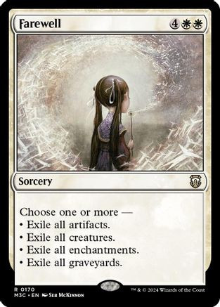 Farewell (Ripple Foil) (M3C-170) - Modern Horizons 3 Commander Foil、Wizards of the Coast、kayou