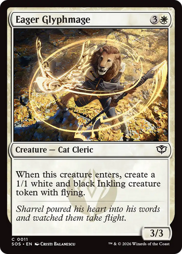 Eager Glyphmage (Foil) | Secrets of Strixhaven、Magic: The Gathering、kayou