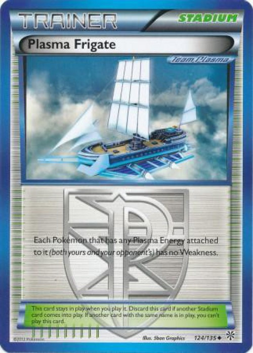 Pokemon Trading Card Game Black & White Plasma Storm Uncommon Plasma Frigate #124 Lightly Played、ToyWiz、kayou