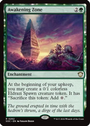 Awakening Zone (SOC-262) - Commander: Secrets of Strixhaven、Wizards of the Coast、kayou