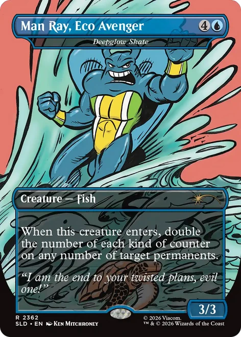 Deepglow Skate Man Ray, Eco Avenger (Secret Lair - Teenage Mutant Ninja Turtles: The Mighty Mutanimals) | Secret Lair Drops、Magic: The Gathering、kayou