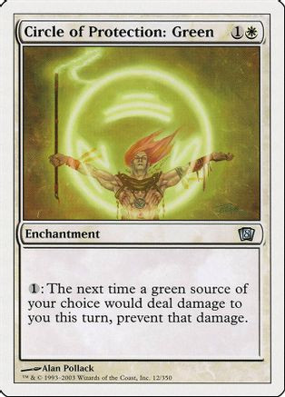 Circle of Protection: Green (8ED-012) - 8th Edition Foil、Wizards of the Coast、kayou