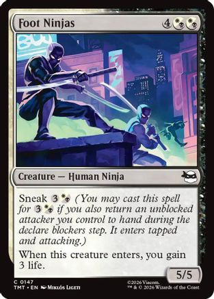 Foot Ninjas (TMT-147) - Teenage Mutant Ninja Turtles Foil、Wizards of the Coast、kayou