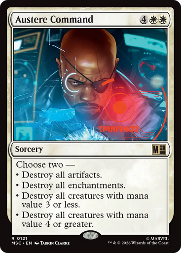 Austere Command (Surge Foil) | Marvel Super Heroes Commander、Magic: The Gathering、kayou