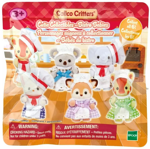 Calico Critters Cutie Collectibles Bistro Babies Mystery Pack 1 CRITTER、ToyWiz、kayou
