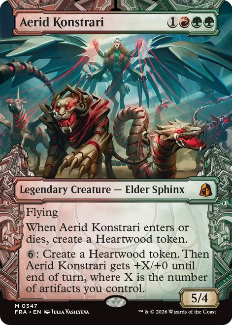 Aerid Konstrari (Sculptor's Stronghold Frame) | Reality Fracture、Magic: The Gathering、kayou
