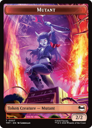 Teenage Mutant Ninja Turtles - Mutant Token | Teenage Mutant Ninja Turtles、Magic: The Gathering、kayou