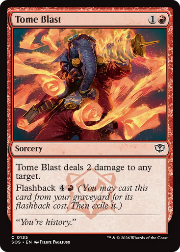 Tome Blast (Foil) | Secrets of Strixhaven、Magic: The Gathering、kayou