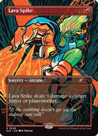Lava Spike (2049) (SLD-2049) - Secret Lair Drop Series、Wizards of the Coast、kayou