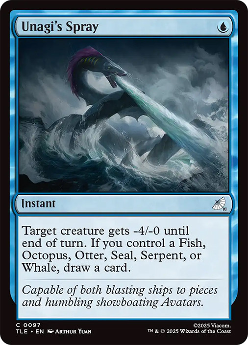 Unagi's Spray、Magic: The Gathering、kayou