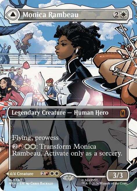 Monica Rambeau // Photon, Living Light (Borderless Scene) | Marvel Super Heroes、Magic: The Gathering、kayou