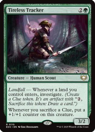 Tireless Tracker (EOC-110) - Commander: Edge of Eternities、Wizards of the Coast、kayou