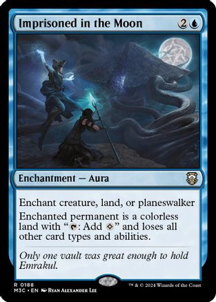 Imprisoned in the Moon (Ripple Foil) (M3C-188) - Modern Horizons 3 Commander Foil、Wizards of the Coast、kayou