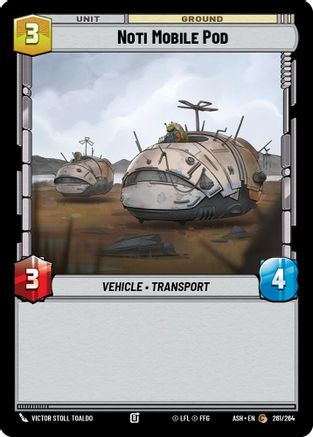 Noti Mobile Pod (261/264) - Ashes of the Empire、Fantasy Flight Games、kayou