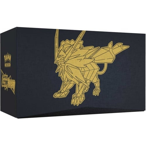 SM Ultra Prism EMPTY Elite Trainer Box Dusk Mane Necrozma (Yellow and Black)、Pokemon、kayou