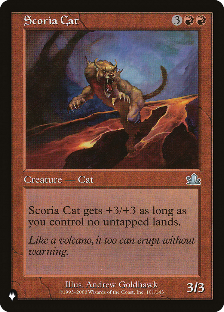 Scoria Cat (LIST-101/143) - The List、Wizards of the Coast、kayou